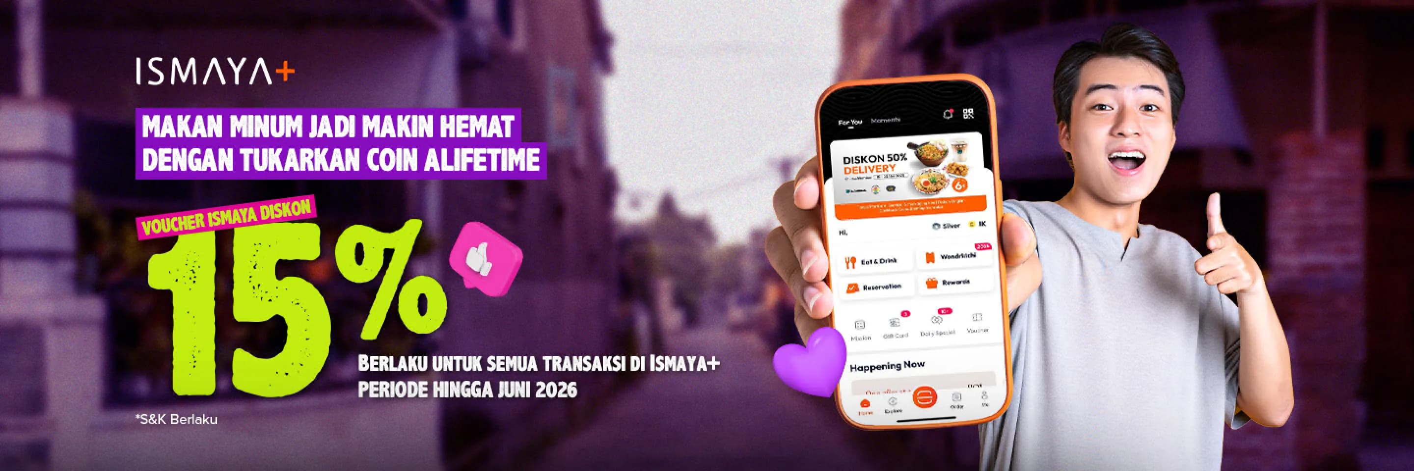 AXIS Makan Minum Makin Hemat di Ismaya dengan Coin Alifetime image gambar